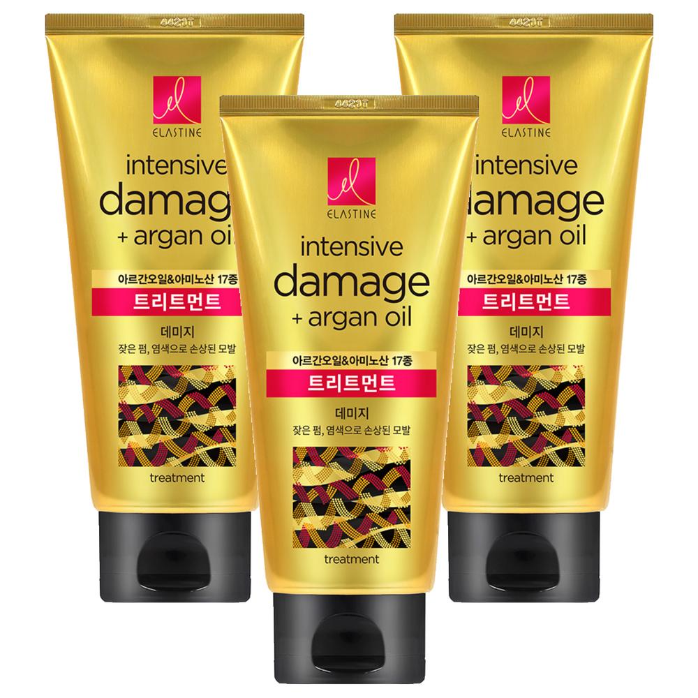Elastin Argan Oil Damaged Hair Treatment 300ml 3 Pcs