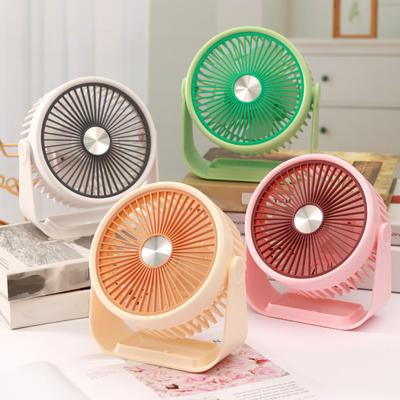Multifunkčný stolný ventilátor v roztomilom štýle, 6-palcový, prenosný, USB nabíjanie, elektrický ventilátor na vnútorné aj vonkajšie použitie