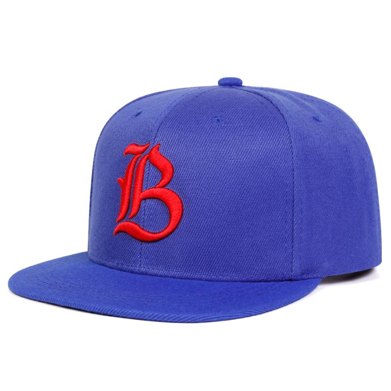 New IB Letter Embroidery Snapback Cap Unisex Fashion Baseball Cap Man Hot Sale HiP Hop Baseball Cap Women Outdoor Sport Hat