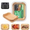 25/50/100 BUC Hârtie de Unică Folosință pentru Friteuză cu Aer Antiaderentă Calitate Alimentară Liner pentru Copt Pătrat Rotund Dreptunghiular Rezistent la Ulei Pad pentru Microunde BBQ