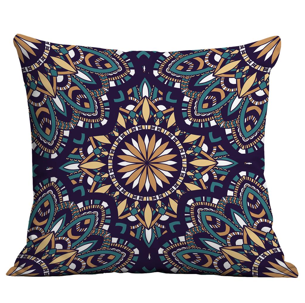 Ethnic Style Mandala Pillowcase New Style Painted Geometric Art Abstract Home Decoration Pillow Cushion Cover