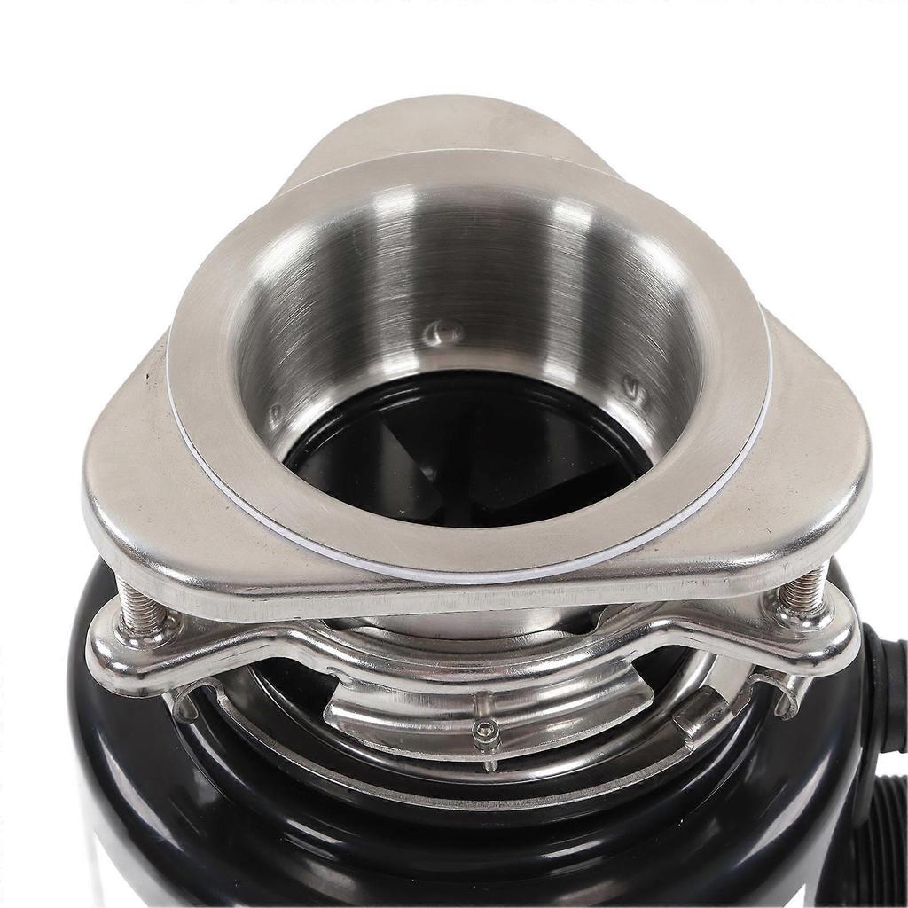 Kitchen Waste Disposer 1HP Power High Speed Large Torsion Low Noise Black Remote Control Food Garbage Disposal Crusher UK Plug 220‑240V