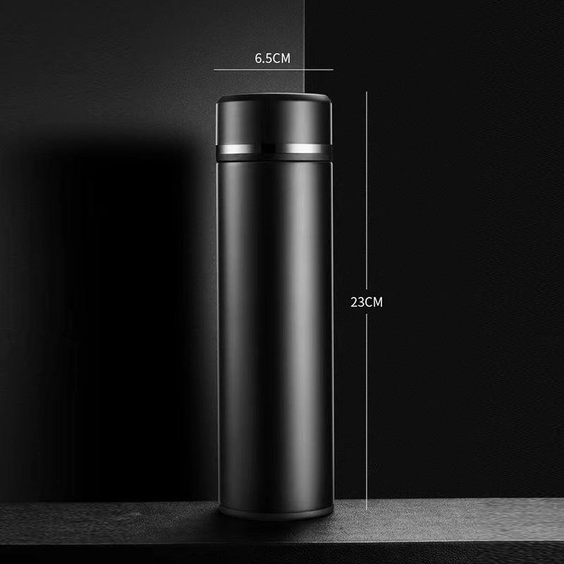 Intelligent Temperature Display Thermos Cup 316 Stainless Steel Tea Separation Double-layer Water Cup Enterprise Business Gifts