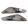Pair Chrome Front Side Fender Trim Finisher 51117338569/570 For BMW F25 F26 X3