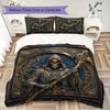 Death Pattern Bedding uilt Set uilt Cover Pillowcase Home Decoration Birthday Gift (1 * duvet cover + 2 * pillowcase  without core)57