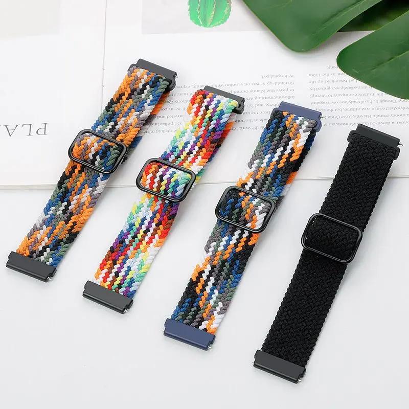 22mm 20mm Nylonový řemínek pro Amazfit Balance 2 1/Bip 6 5 Sportovní náramek Řemínek pro Amazfit GTR 47mm/GTR 4 3/GTS/Active 2