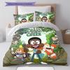 Creek Fun Bedding Quilt Set Quilt Cover Pillowcase Home Decoration Birthday Gift (1 * duvet cover + 2 * pillowcase, without core)