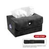 Multifunctional Leather Tissue Box Car Folding Tissue Box For Volkswagen VW Scirocco GOLF MK6 Polo Tiguan PASSAT Car Accessories