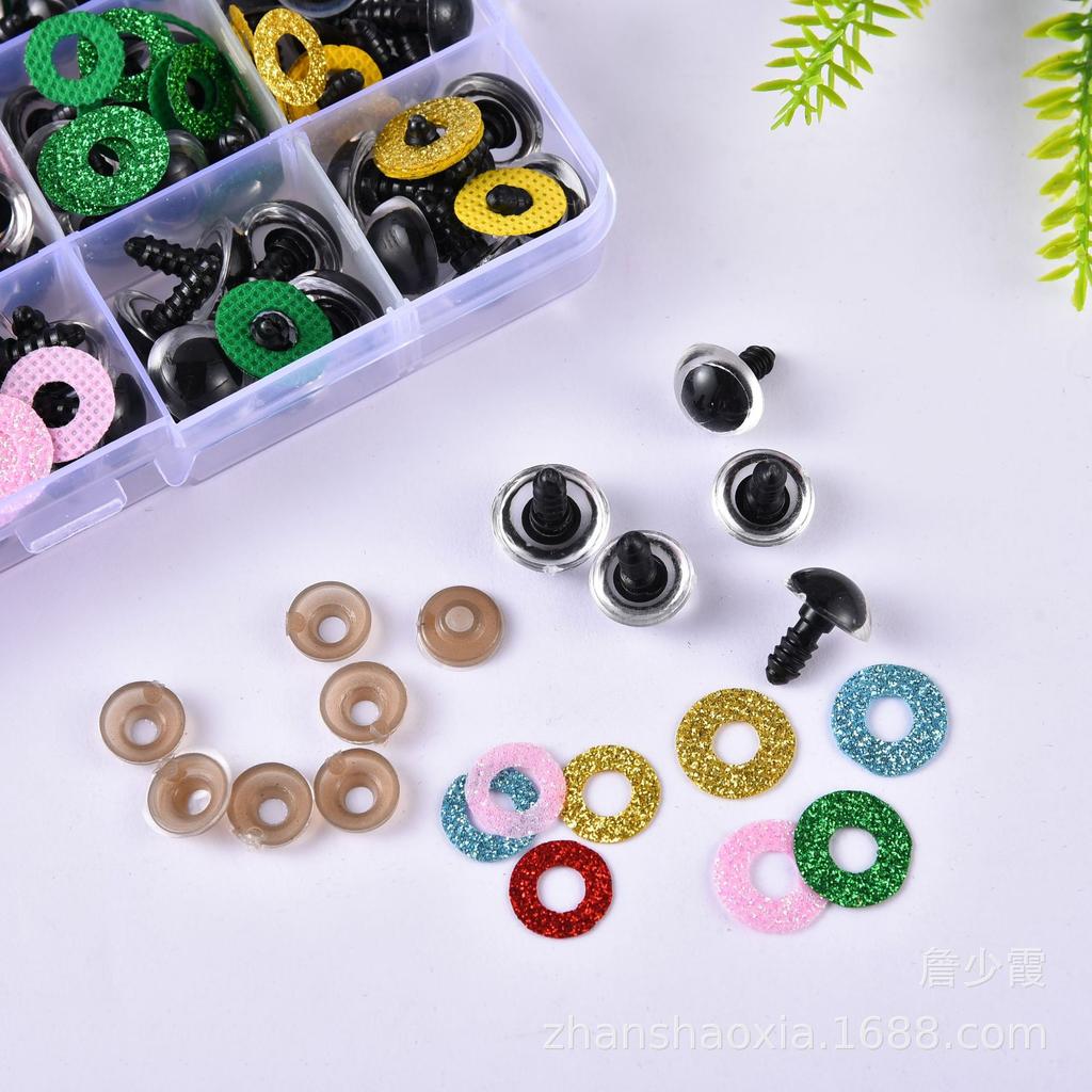 Cartoon Plush Toy Crystal Eyes - DIY Accessories