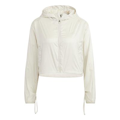 Logo Print Sport Kapuzenjacke Damen Oberbekleidung Off-White HR8398