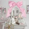 Large Decorative Bowknot Centerpieces Easy Hanging Design Ornament Soft Polyester Fabric Accessory For Indoor Outdoor