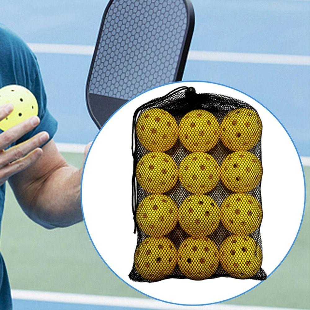 Bright Colors 74MM Pickleball High Visibility Pickleball Training Ball Practice Accessories