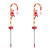 2pcs Xmas Cane Lights Solar Powered IP65 Water Proof LED Xmas Cane Pathway Markers Lights for Decoration