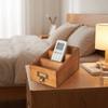 Vintage Style Desktop Storage Box Wooden Makeup Brush Holder Durable Desktop Stationery Box  Vanity