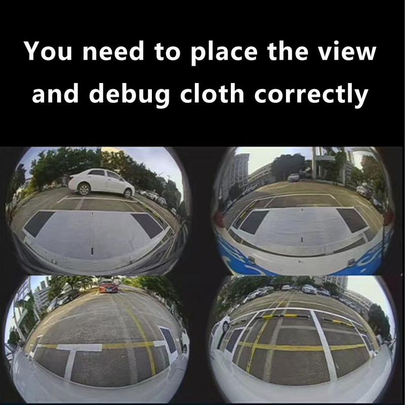 Automatyczne uzupełnianie Kalibracyjna ściereczka do systemu obrazu panoramicznego 360° w samochodzie ściereczka do debugowania