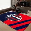 Mailänder Fußballverein Aufgedruckter Büroteppich Stuhlpolster Eingangsteppich, Teppiche für Wohnzimmer, Schlafzimmer Weihnachtsgeschenke