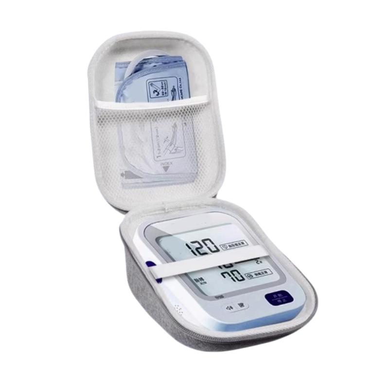 Hard Carrying Protective Case for Blood Pressure Monitor Lightweight Drop-proof Portable Pouch for Outdoor Business Trips