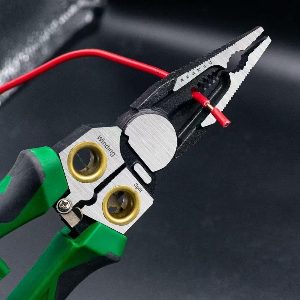 Multi-function 8 in 1 Wire Stripper Electrical Measurement Electric Pliers New Voltage Tester