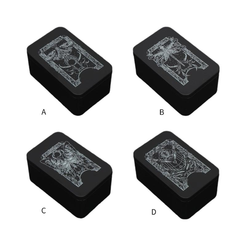 Boîte Tarot Rectangle Rangement Cartes à Jouer Boîte Rangement Bijoux Boîte d'Emballage