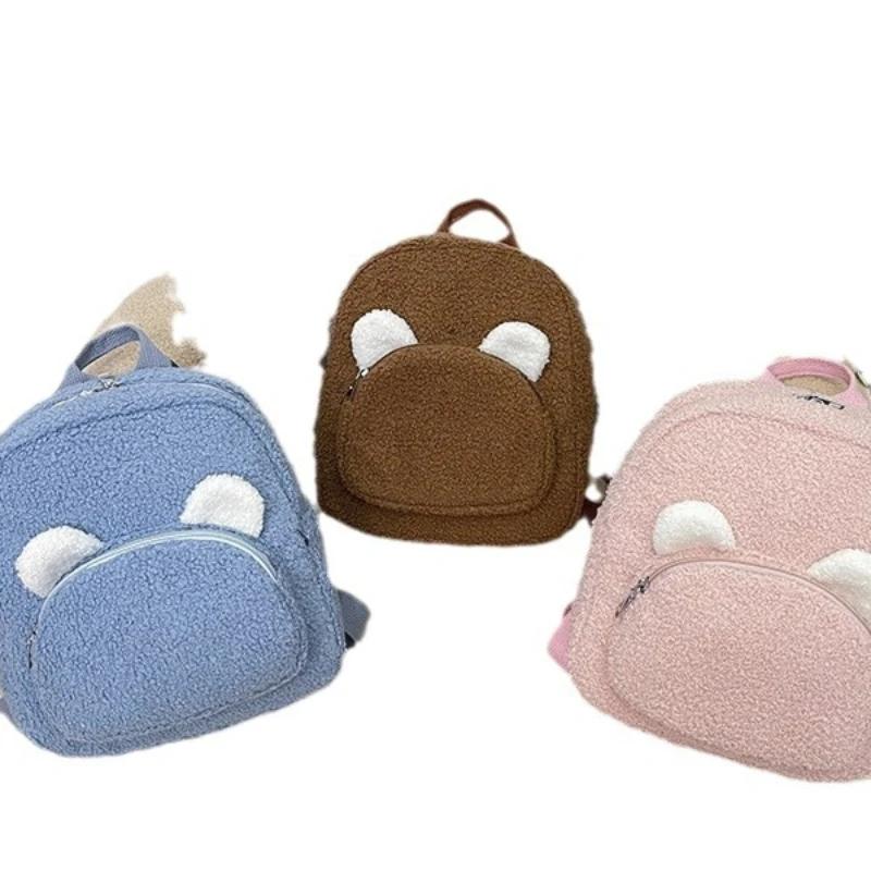 Plush Kids Backpack Boys Kindergarten Backpack Toddler Backpack Cartoon Backpack School Backpack Class Backpack