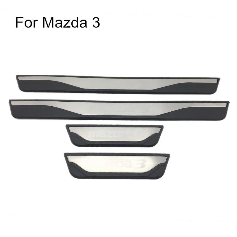 Für Mazda 3 2014 2015 -2017 2018      2024 Türschwellenabdeckung Einstiegsleiste Schutz Pedalschutz Autozubehör