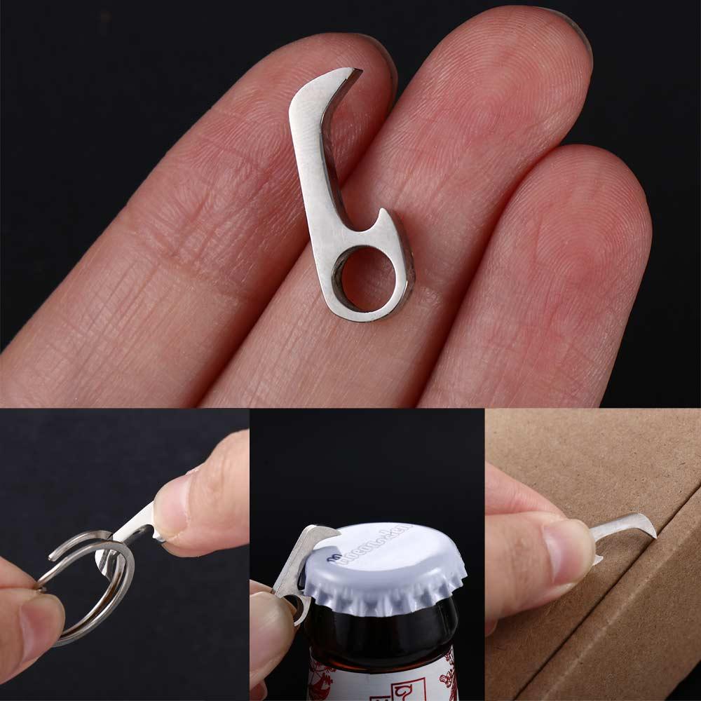 Outdoor Multifunction Utility Gadget Pocket Tool Hiking Keyring Opener Bottle Opener EDC Tools