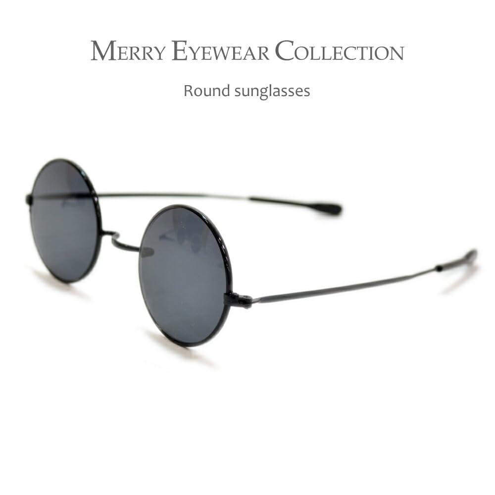 Sunglasses for Men and UV Fashion Mini Small Boston Style [MERRY PLEASURE] Women, Protection, Glasses, Lenses, Size, Round,