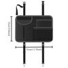 2025 New Car Backseat Storage Bag Multifunctional Organizer with Nappa Leather Universal Fit Auto Interior Accessories
