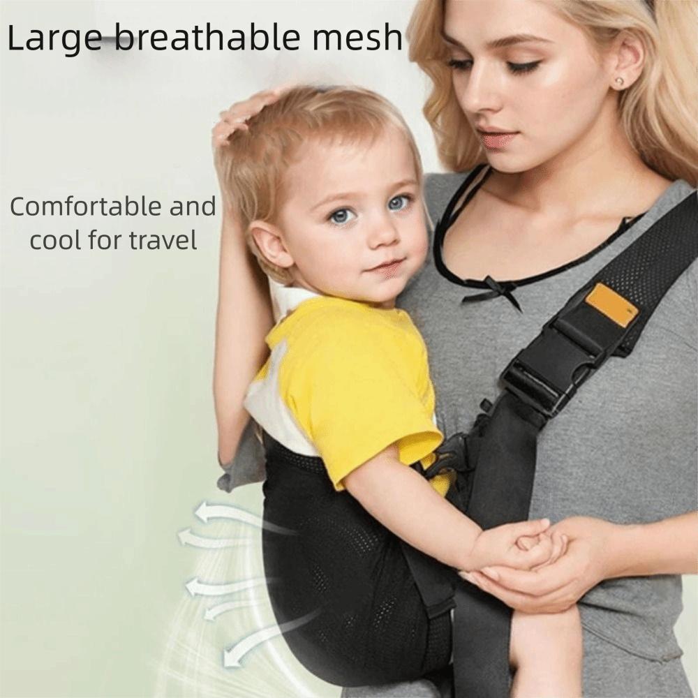 Newborn Front Holding Baby Wrap Carrier Adjustable Shoulder Carrier Infant Sling Backpack Newborn