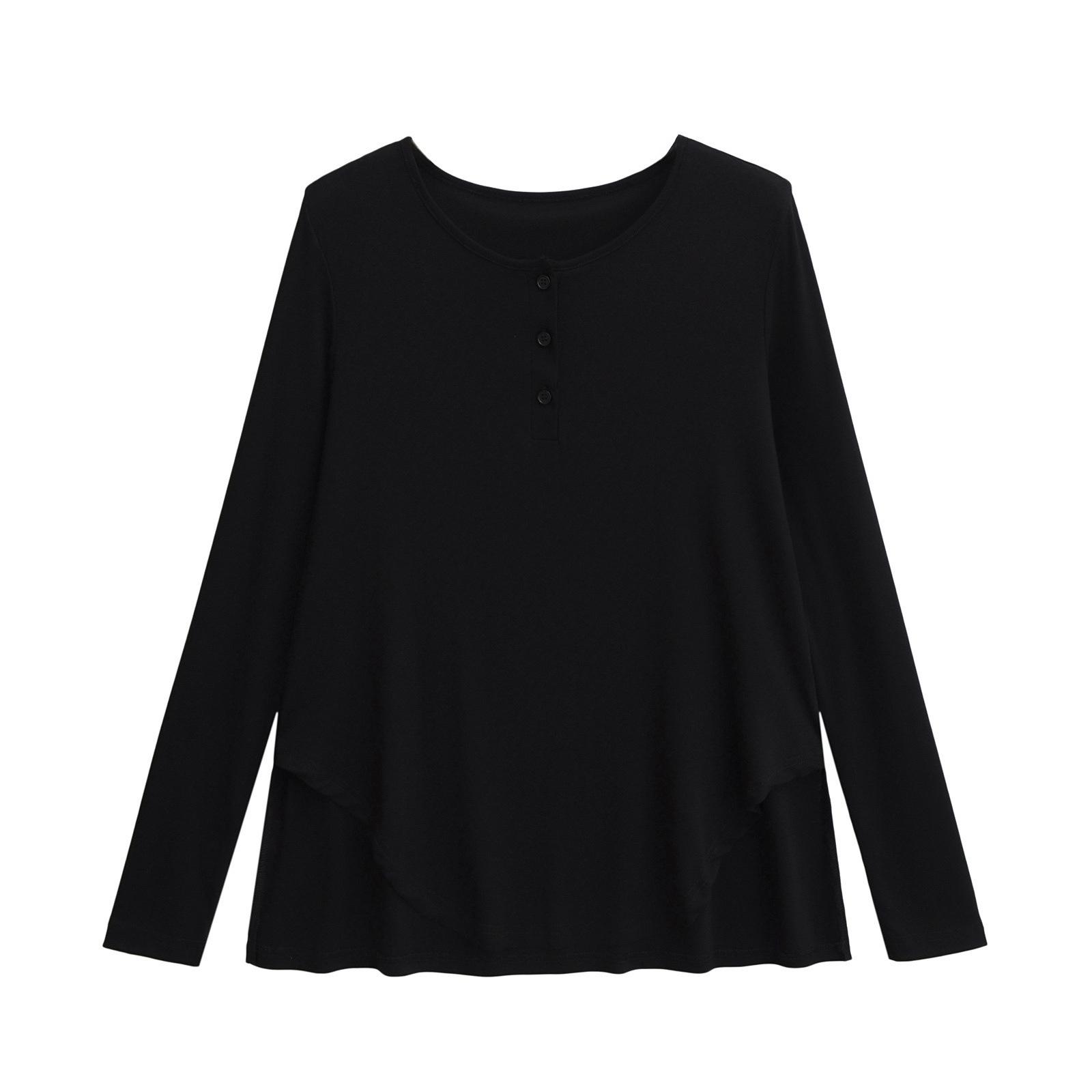 

Женский кардиган от солнца свободного кроя для джазовых танцев 2025 - средней длины, с длинным рукавом, футболка на пуговицах Small