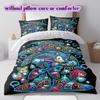 Hedgehog Sonic Deluxe Anime Duvet Cover Set,3 Piece Printed Cartoon Decor,Cool Bedroom Comforter Cover for Modern Home_LIAN
