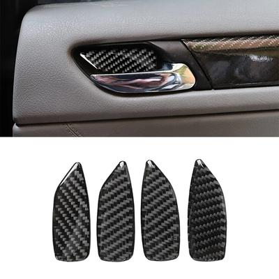 4ks Pre BMW 3 Series E46 1998-2005 Ozdobné nálepky na misky dverí auta Kryt Nálepka Auto Príslušenstvo