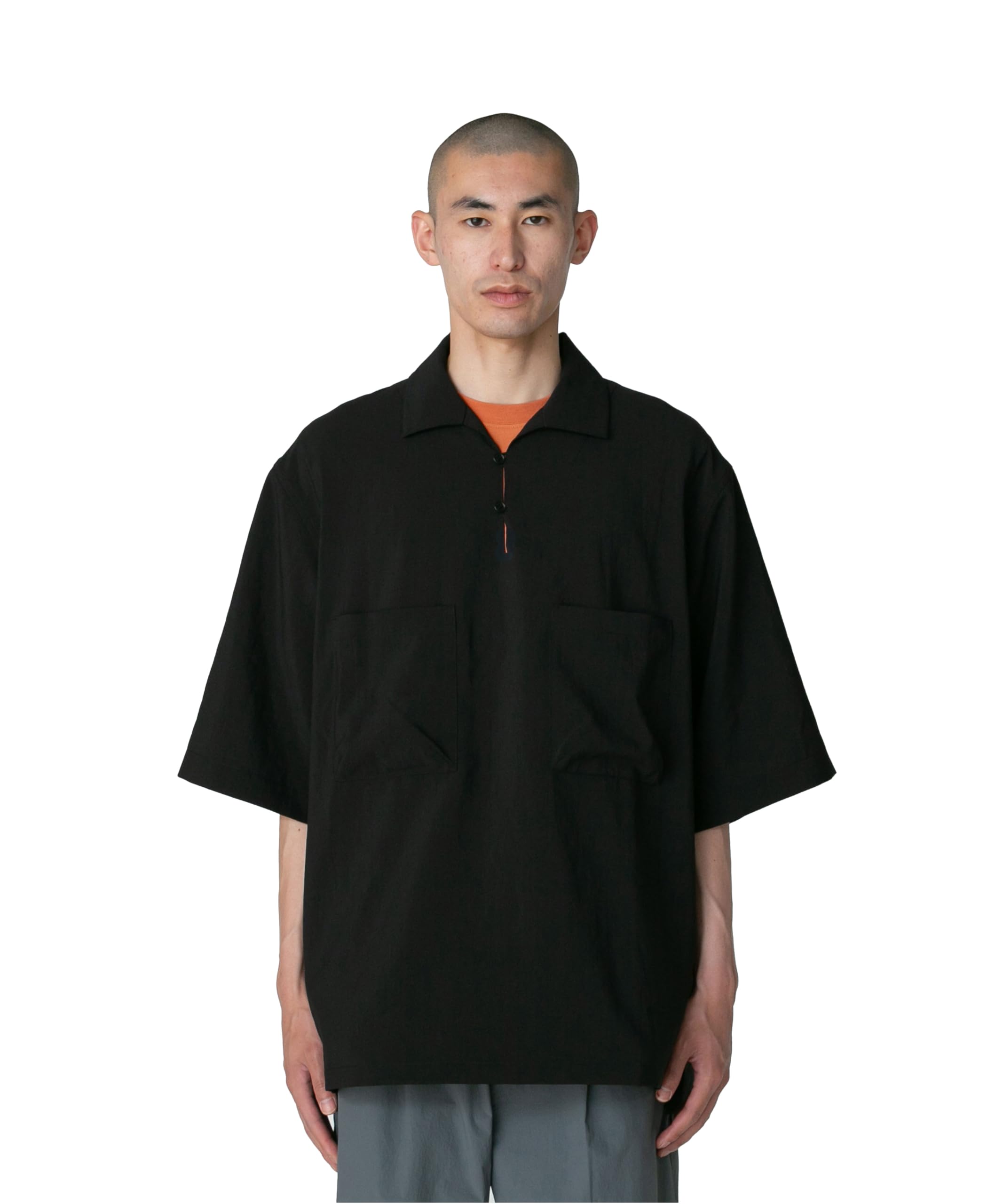 

Рубашка Pe Light Poplin Рубашка размер Фестиваль Кемпинг Открытый [Snow Peak] LBLACKSH-25SU004 чёрный