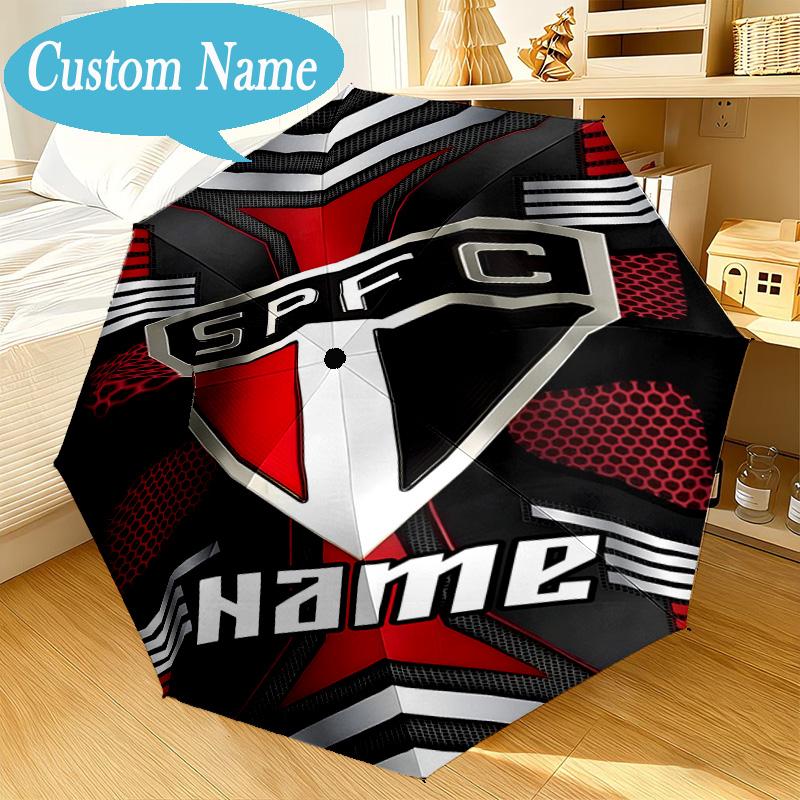 Custom Name Umbrella SPFC Team Spirit Umbrella 8-Frame for Travel, Camping, Casual Lightweight Portable, Essential for Family Gifts