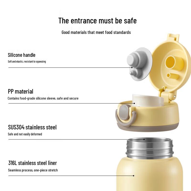 Buydeem Cute Stainless Steel Insulated Water Bottle