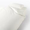 MUJI High-Density Cotton Duvet Cover, Off-White, for Semi-Double Size (170 x 210 cm), Product Number: 12101390, White
