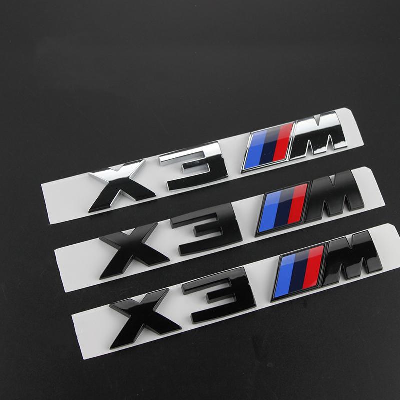 Car Valve Core BMW 3D Electroplating Emblem Stickers Trunk Decorative Stickers For BMW M X5 E91 E70 F11 E30 F31 X3 F25 E61 E83 JK4
