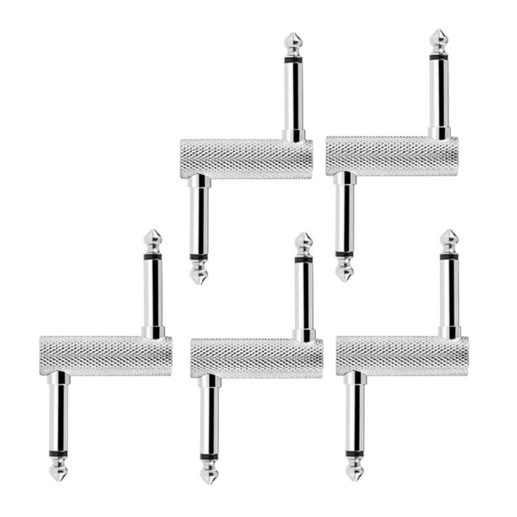 

5Pcs Guitar Pedal Effects Patches Connector Male to Male Offsets Plug Adaptor 1