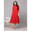 Women Fit and Flare Georgette Dress Top Tunic Bollywood Kurti Party Wear Top SC-1837