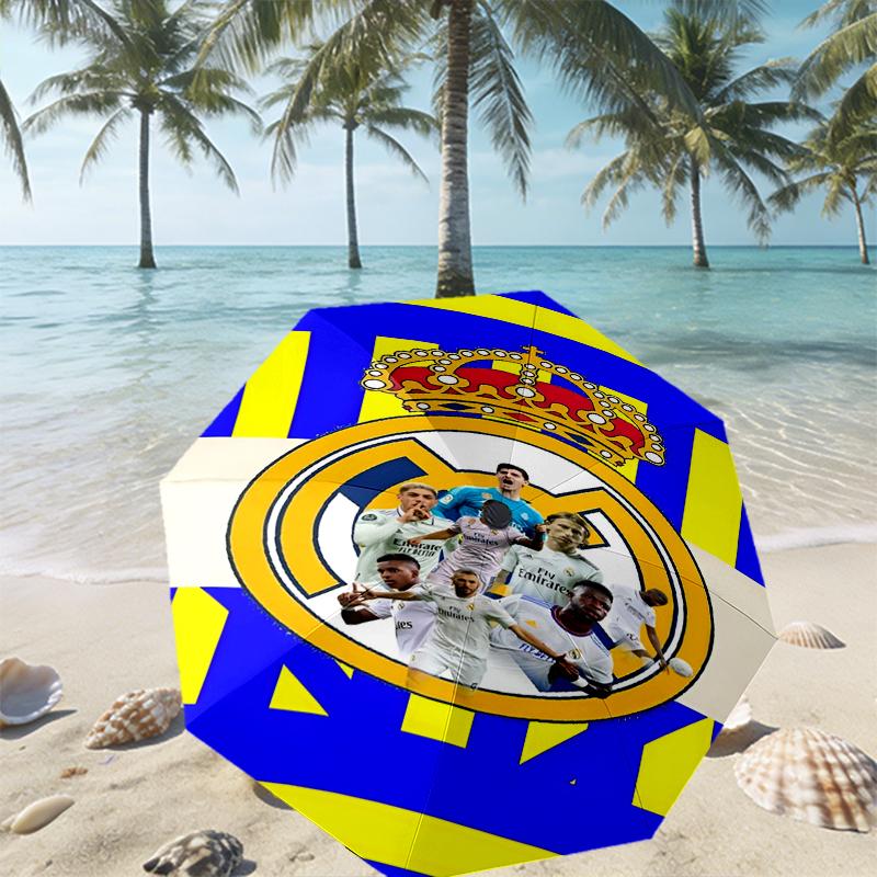 Football team Print Umbrella Automatic Opening/ Closing - Portable Foldable Design - Daily use for Travel/Outdoor - Gift for Birthday