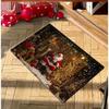 Christmas Santa Claus Welcome Entrance Doormat Home Decor Carpet Indoor Outdoor Floor Mat Living Room Bedroom Bath Kitchen Rug