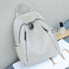 Borsa Donna Zaino Vera Pelle Grande Capacità Mamma Studente Libri Morbido Alla Moda Ampia Tracolla Viaggio Monocolore