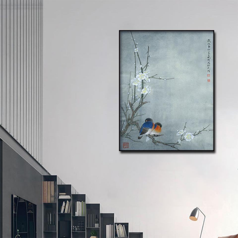 

Эскиз рисунок дрозда холст плакат настенный художественный принт современная живопись скандинавская детская спальня украшение картина 21*30cm