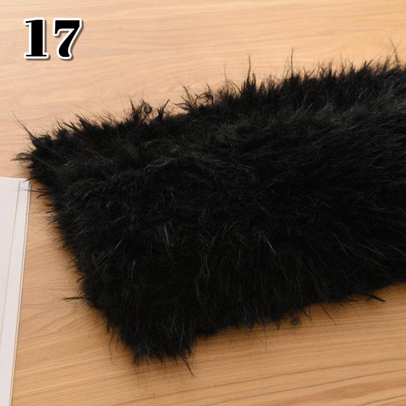 

35*160cm Thicken Imitation Fur Fabric Fluffy Artificial Fur Fabric Diy Sewing Doll Clothing Fursuit Costume Fur Collar Vest 35X160cm