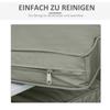 2 Piece Cushion Seat Cushion Back Pad for Rattan Furniture Indoor and Outdoor