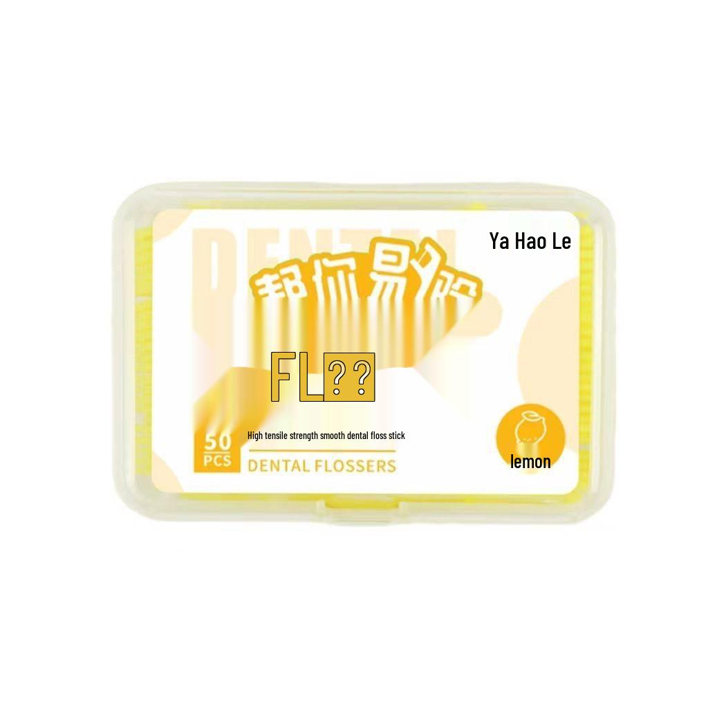 Ultra-Fine Fruit-Flavored Family Pack Dental Floss Picks for Whitening & Children's Oral Care