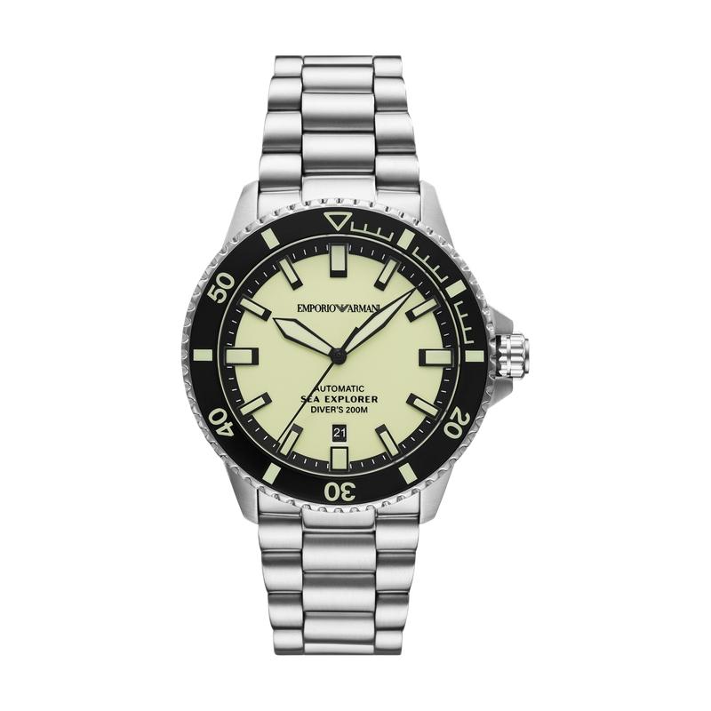 Emporio Armani Sea Explorer 42.5mm AR60083-CLG Yellow Watch Dial
