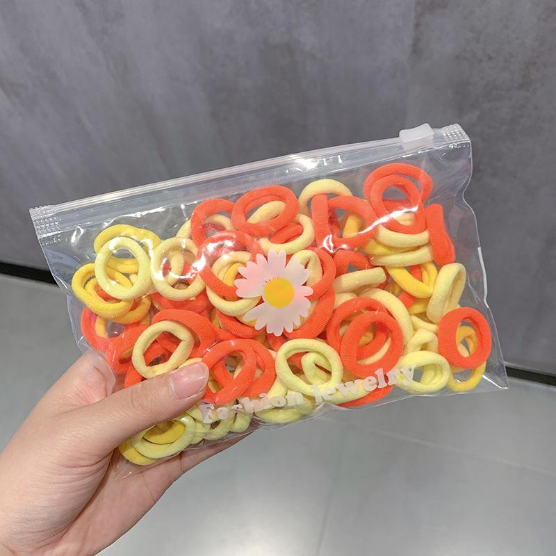 Elastic Hair Tie for Children and Women - Soft, Hair-Friendly Rubber Bands for Little Girls and Babies