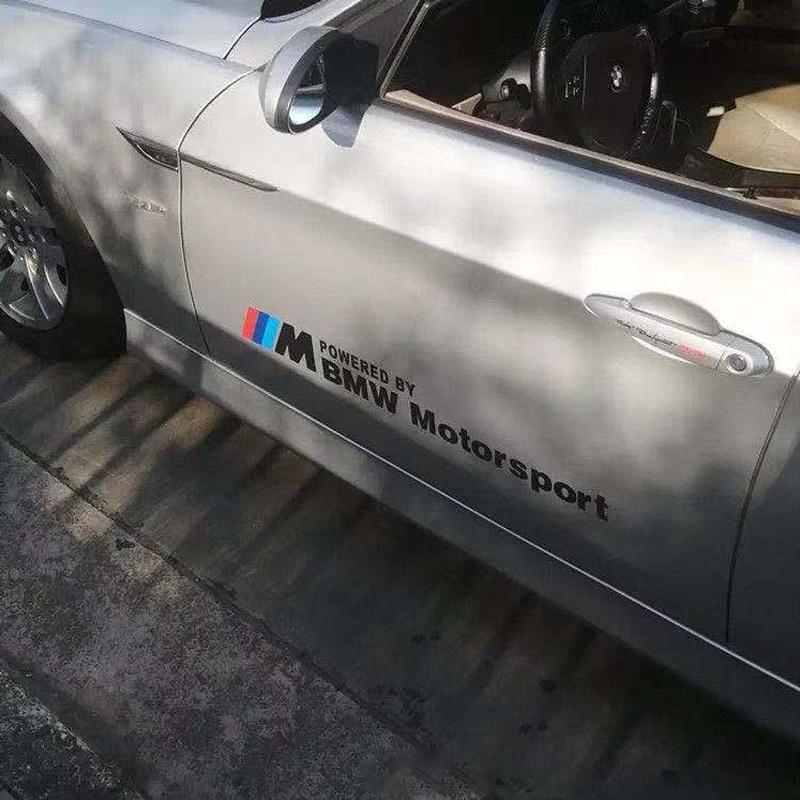 Car Door Side Sticker Cool Decal For BMW Performance F10 F30 E46 E90 E60 G30 F20 X5 E70 E39 E36 E87 X7 E92 E91 E28 X3 Decoration