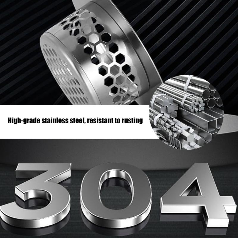 Stable Bathtub Drain Filter With Extreme Fine Screen Traps Soap Rest Hair Bathroom Sink Strainer Corrosion Resistant